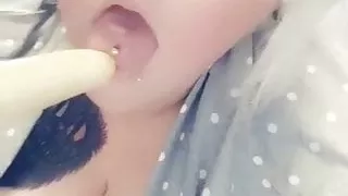 Sucking on my vibrator