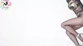 Dance in pantyhose and heels 19