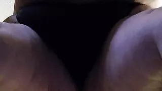 SSBBW dark from behind