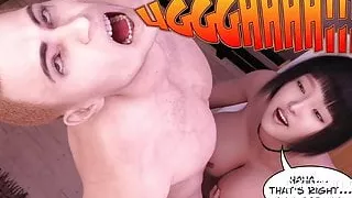 Busty Asian Slut Takes On BBC (3D Comic)
