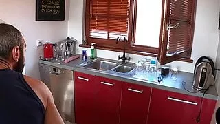 sleepy asian  jureka del mar limped by foot predator