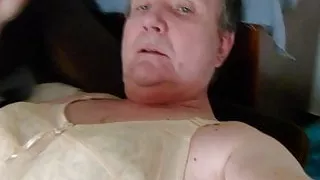 Wichsen im Corselett