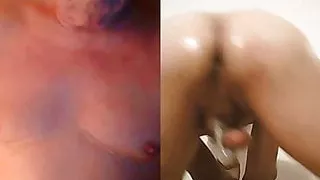 auf Skype cam Faustfick anal