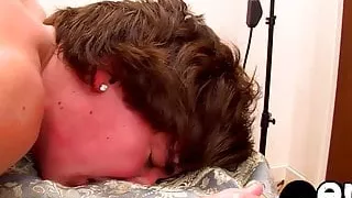 Blue eyes twink Brady Heinze drilled hard after wet rimming