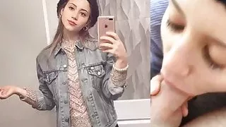 Caylee Cowan sucking cock, POV