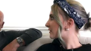 Young girl seduces old man