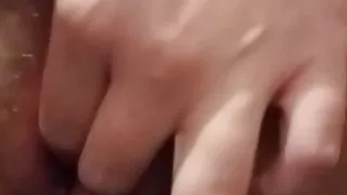 Rubbing my horny wet pussy