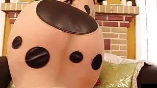 Busty Super Thick Chicks Angelina Castro & Sam 38G Milk Cock