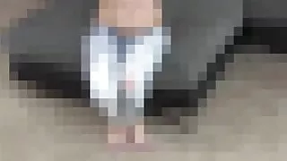 These ass hugger jeans are super tight JOI