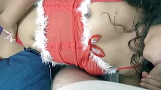 Found my Xmas gift in bed. Fucking a teen stranger at party