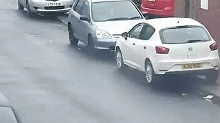 Romanian couple on hideen camera has sex in the car