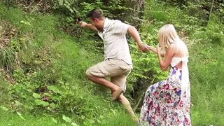 Real German Teen Couple Has Romantic Outdoor Sex on Holiday