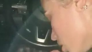 Blow for Cum in Car