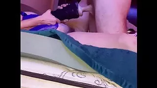 fucking toy and real pussy