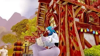 Night Elf domme cucking her beta males