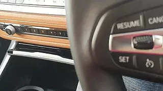 Stepmom makes stepson cum in 20 seconds in the car