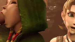 Horny Babes Zelda & Mipha SFM