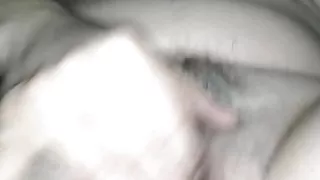 Hairy wife masturbates