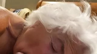 77 Yo Granny Sucking my Dick with Passion!
