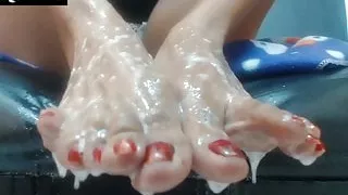 Studio 11677 Valentina Foot Bukkake