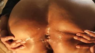 She Pulled My Dick Out Of Her Asshole And Jacked It On Her Ass