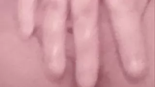 Rubbing my clit until I squirt