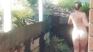 Sprinkler in the garden