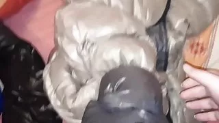 Play and Cum with my Friend his Duvetica Jackets