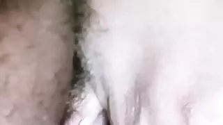 Wet pierced pussy
