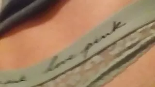 Guy wearing Victoria's Secret LOVE PINK