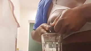 Lactating ghanian YouTuber