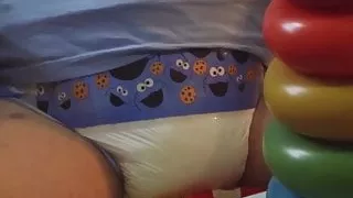 Caught wetting my diaper on nannycam by mommy!!!