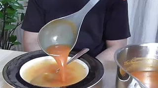 Disgusting Soup Feeding!
