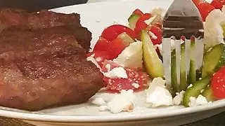 Vibrating Lovense Lush in the Panties in a Restaurant