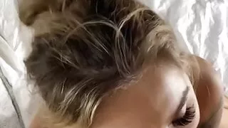 Sucking on more cock