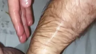 Wet fisting my fat pussy