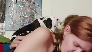 gf gives great blowjob  and swollows