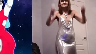 Wii Dance Silver Dress
