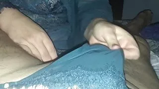 Another woman puts me in her sexy thong panties