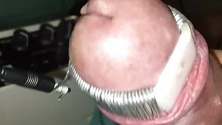 Cockhead tortured hard by electro
