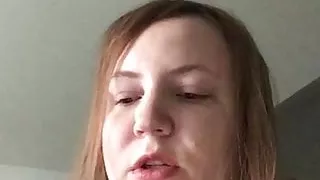 Inexperienced girl trying to please master