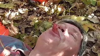 german grandpaps get red shower by cruel doms outdoor