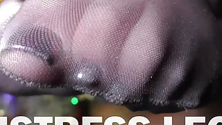 Black Nylon Soles by the Christmas Tree