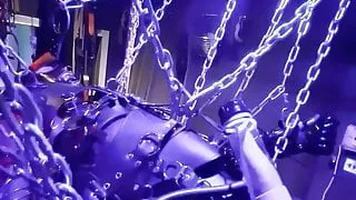 Suspension bondage venus2000 orgasm