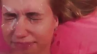 Lying on her back facial 65