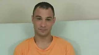 Straighty gobbles amateurs cock