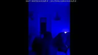 BBC seduces Latina wife with blue light
