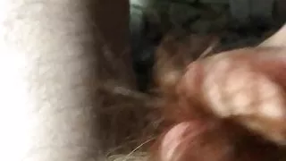 Wife gagging on my cock
