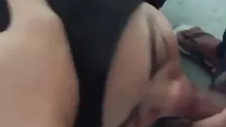 blonde gets fucked hard doggystyle by fat cock