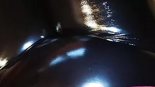 Bachata Shiny Vinyl Pvc Latex Leggings Pants